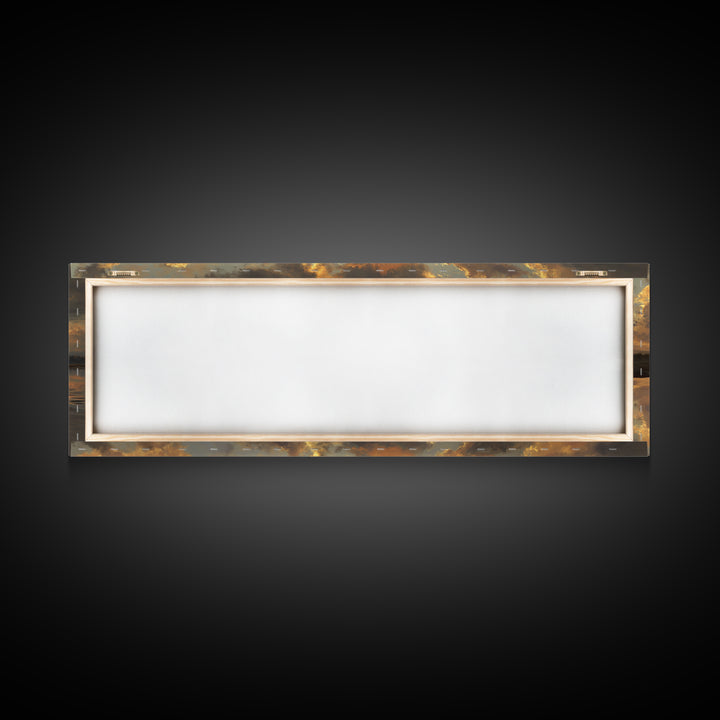 Reflections Of Peace, Framed Canvas Print, Panoramic Painting, Christian Art Canvas, Jesus Wall Art, Christian Art Print, Christian Christm