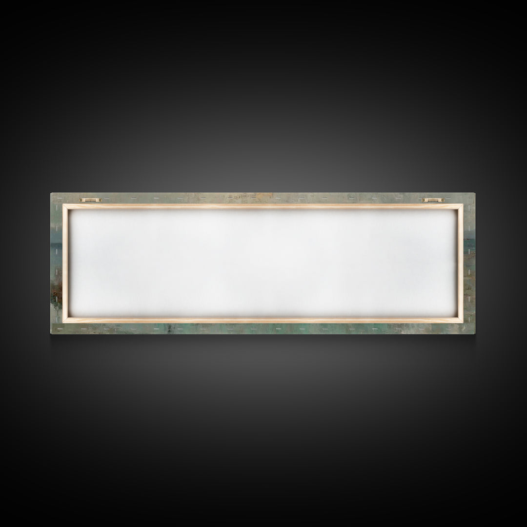 Heavenly Stillness, Framed Canvas Print, Christian Art Canvas, Panoramic Wall Art, Jesus Painting, Christian Wall Art
