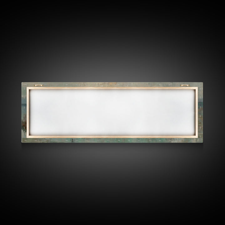 Heavenly Stillness, Framed Canvas Print, Christian Art Canvas, Panoramic Wall Art, Jesus Painting, Christian Wall Art