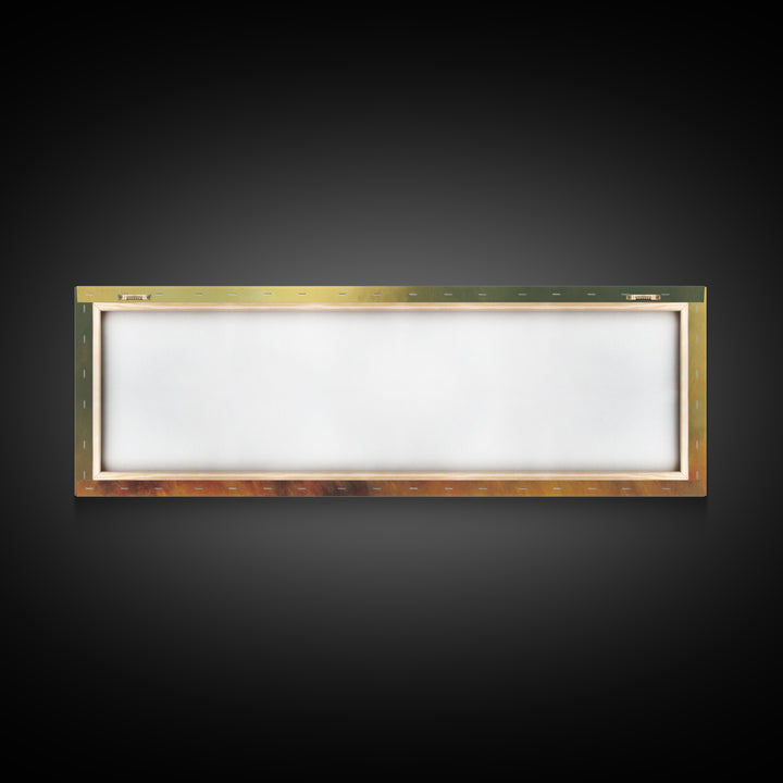 Quiet Shepherd Path – Framed Canvas Print – Christian Wall Art – Panoramic Frame – Christian Art Canvas – Jesus Painting