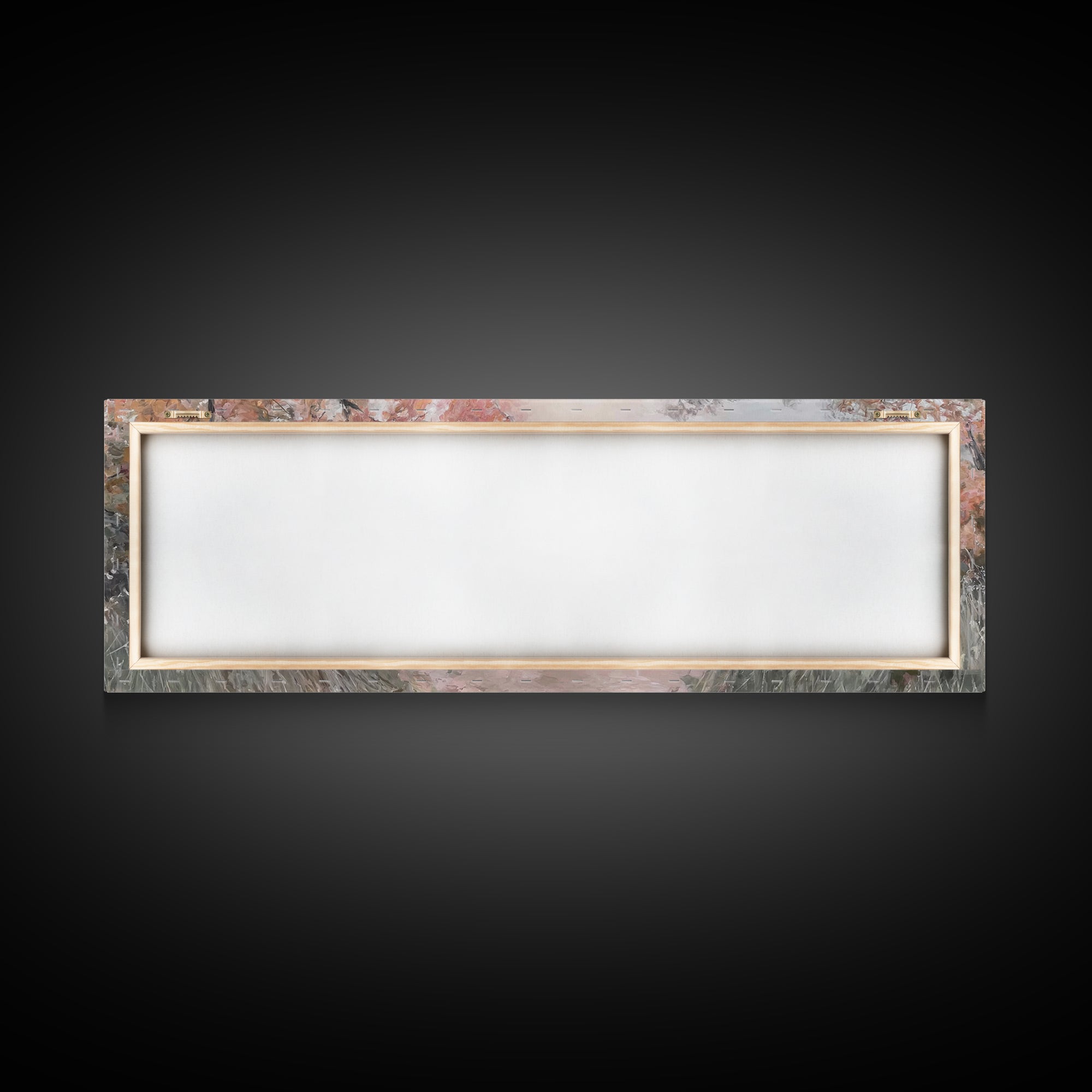 Autumn Shepherd Walk – Framed Canvas Print – Christian Art Canvas – Panoramic Wall Art – Jesus Painting – Christian Wall Art