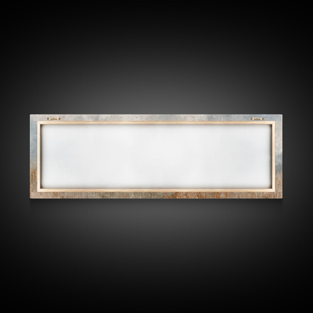 Quiet Meadow Grace | Framed Canvas Print | Panoramic Painting | Christian Art Canvas | Jesus Painting | Christian Wall Art