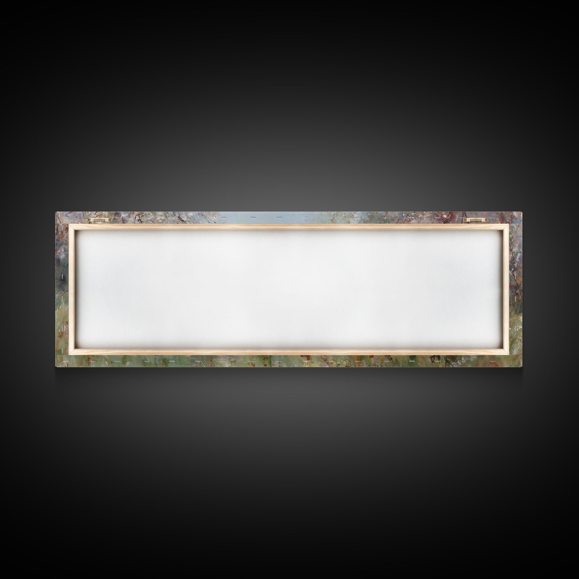 Garden Of Light – Framed Canvas Print – Christian Art Canvas – Panoramic Painting – Christian Wall Art – Jesus Painting