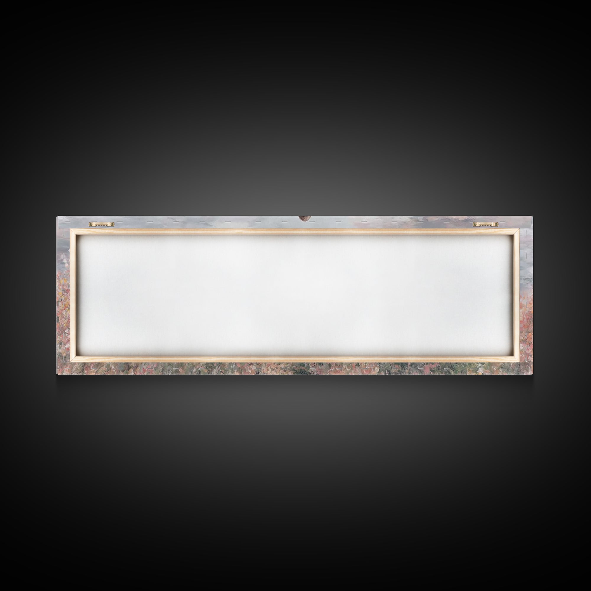 Circle Of Blessings, Framed Canvas Print, Jesus Painting, Christian Wall Art, Panoramic Art, Christian Art Canvas