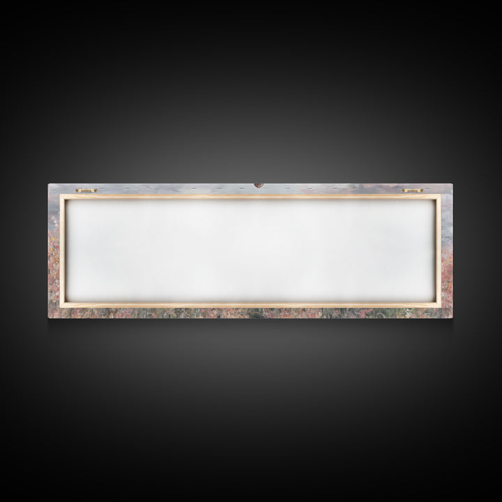 Circle Of Blessings, Framed Canvas Print, Jesus Painting, Christian Wall Art, Panoramic Art, Christian Art Canvas