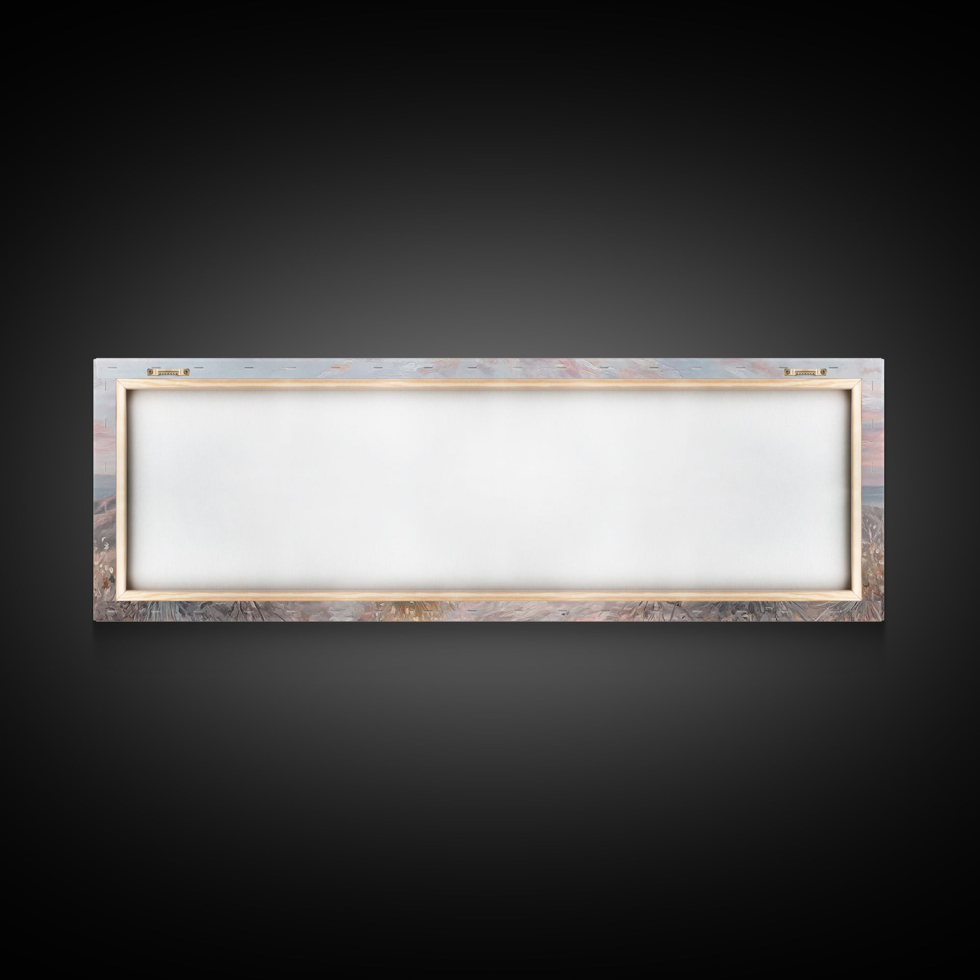 Sunrise At Calvary – Framed Canvas Print – Panoramic Painting – Christian Art Canvas – Christian Wall Art – Christian Gift Ideas – Modern C