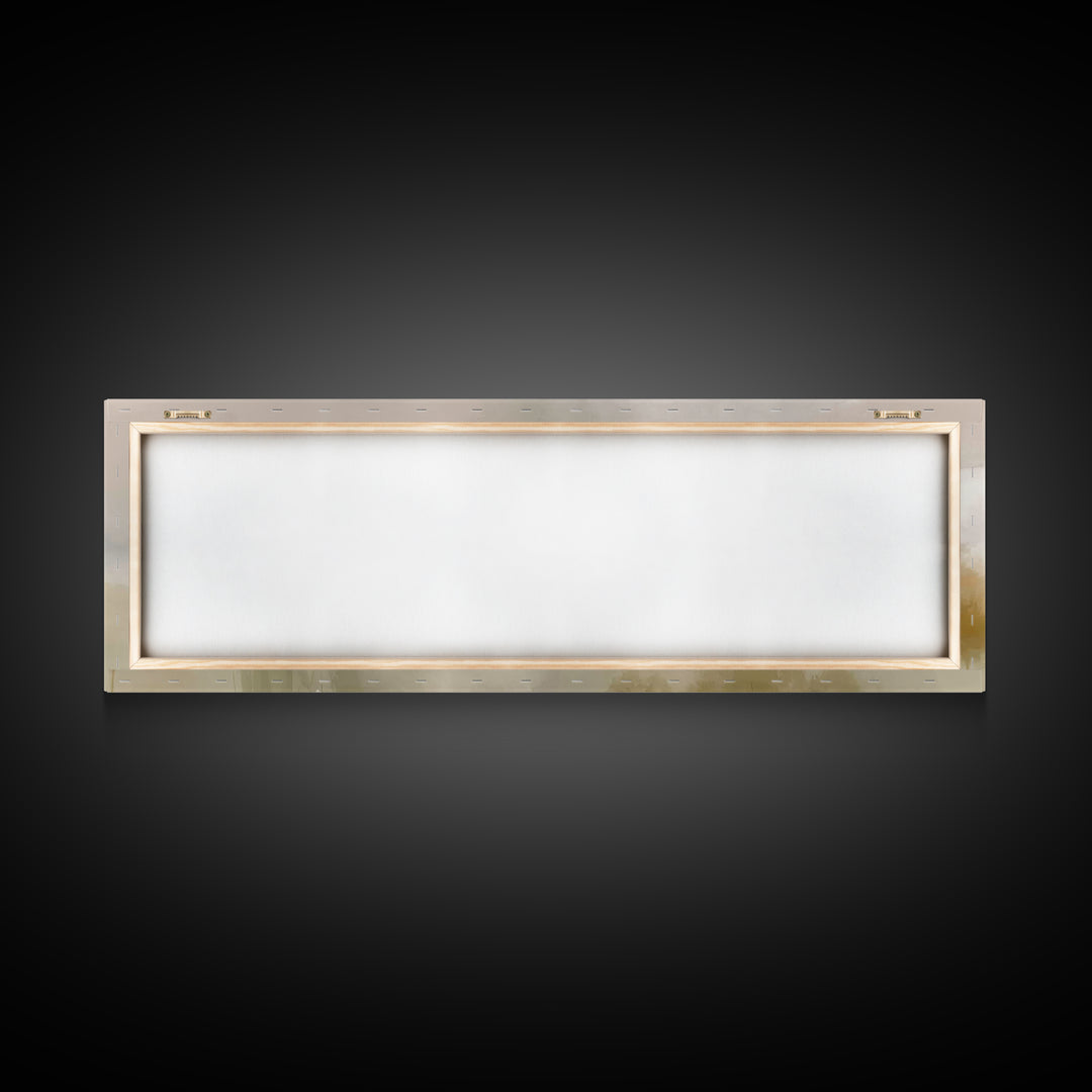 Soft Morning Bloom – Framed Canvas Print – Panoramic Art – Christian Art Canvas – Jesus Painting – Christian Wall Art