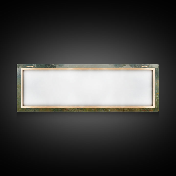 Garden of Peace – Framed Canvas Print – Panoramic Art – Christian Wall Art – Christian Art Canvas – Jesus Painting – Christian Decor – Chri