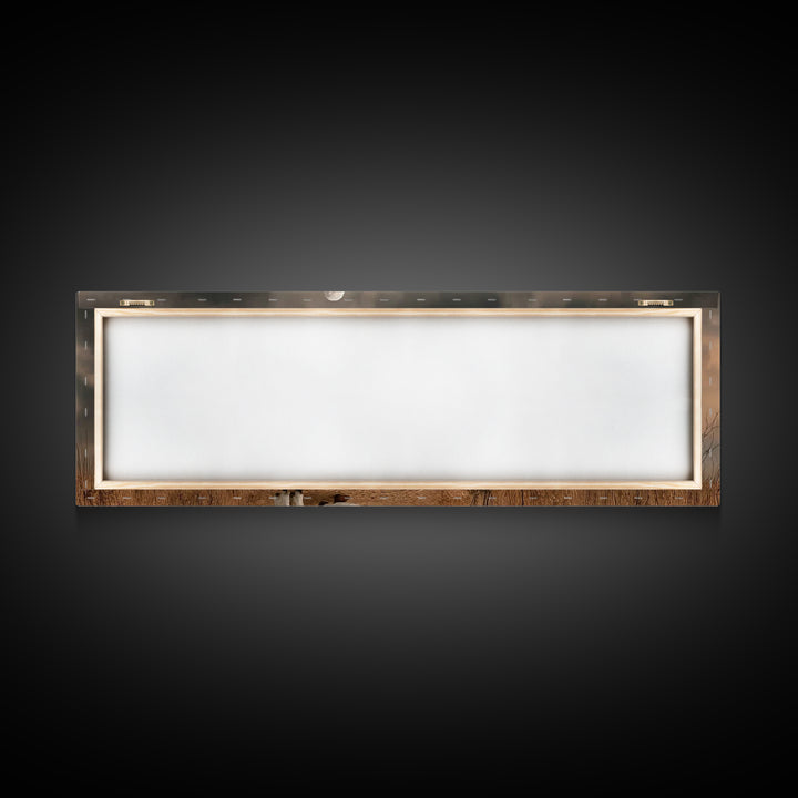 Graceful Journey – Framed Canvas Print – Panoramic Art – Christian Wall Art – Christian Art Canvas – Jesus Painting – Christian Christmas A