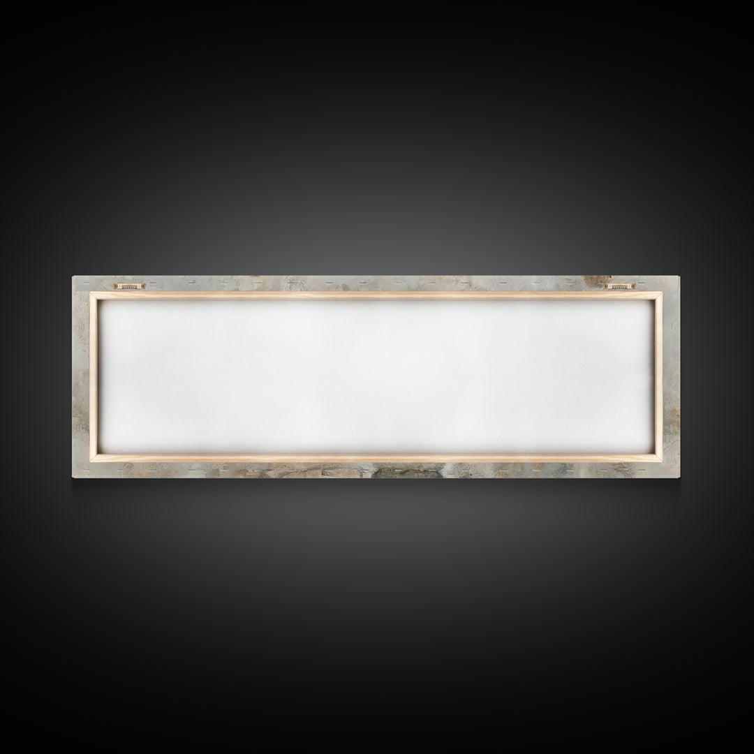 Gathered in Faith | Framed Canvas Print | Panoramic Print | Christian Art Canvas | Christian Wall Art | Jesus Painting | Christian Decor |