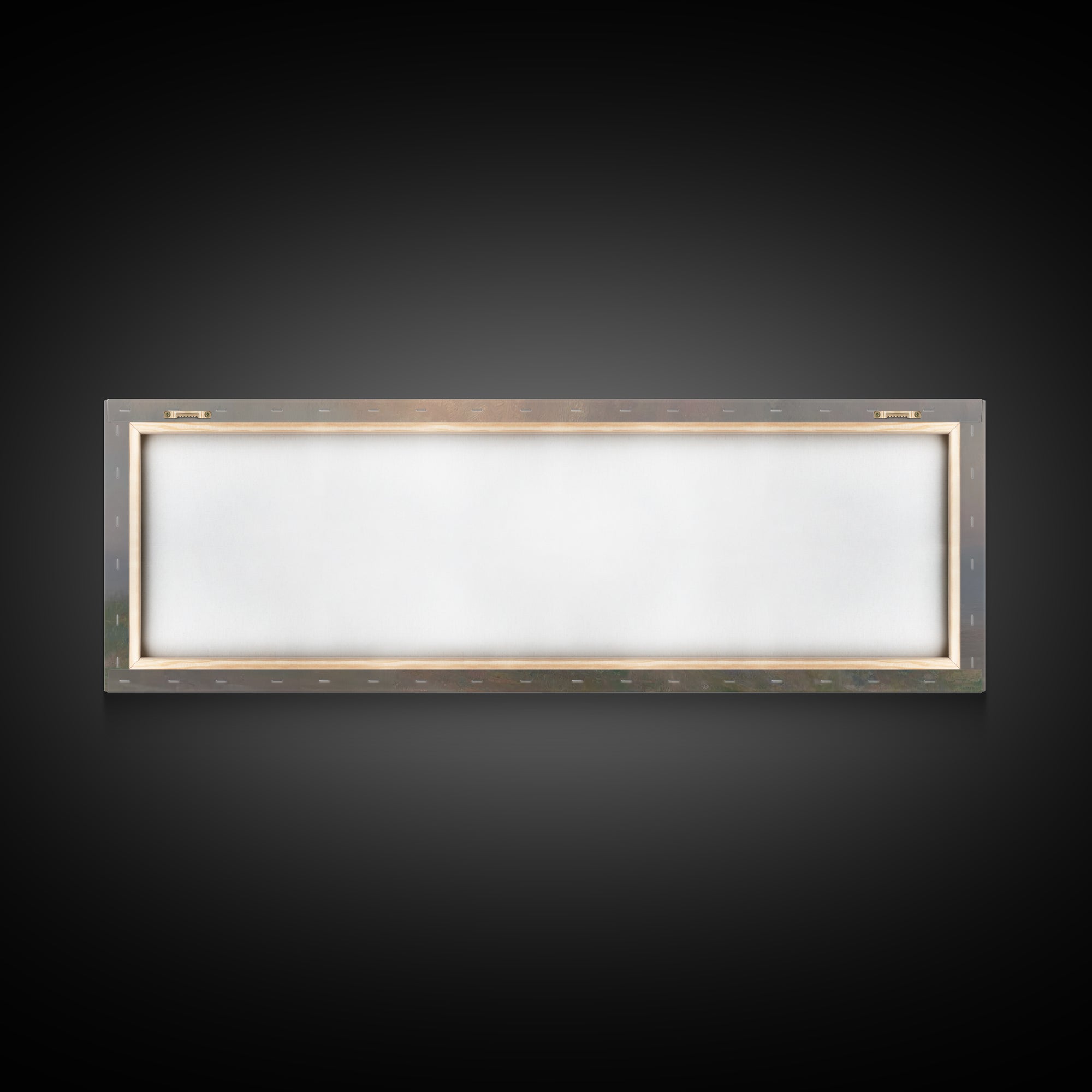 Cross Of Stillness | Framed Canvas Print | Panoramic Wall Art | Christian Art Print | Christian Painting | Moody Christian Art | Christian