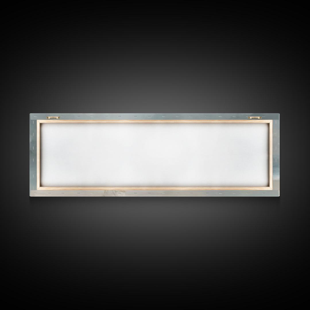 Shoreline Reverence - Framed Canvas Print - Christian Wall Art - Jesus Painting - Panoramic Art - Christian Art Canvas - Christmas Art