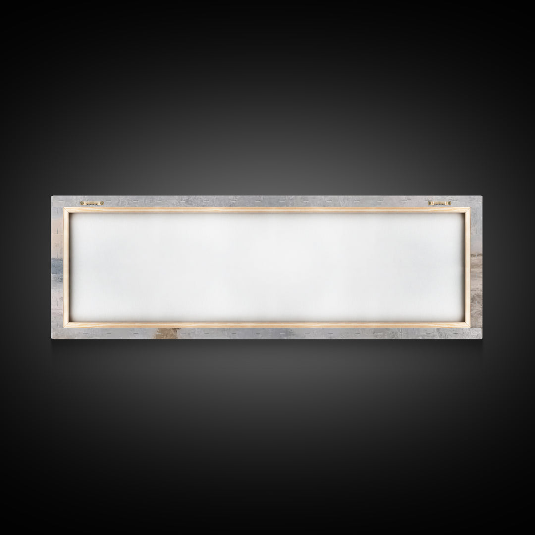 Morning Of Mercy, Framed Canvas Print, Christian Wall Art, Panoramic Painting, Jesus Art Print, Christian Art Canvas, Christmas Art