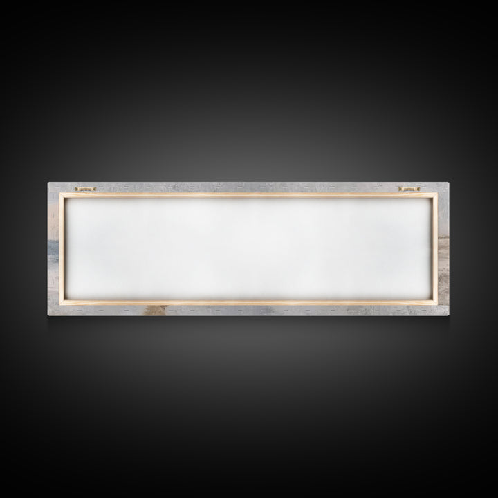 Morning Of Mercy, Framed Canvas Print, Christian Wall Art, Panoramic Painting, Jesus Art Print, Christian Art Canvas, Christmas Art
