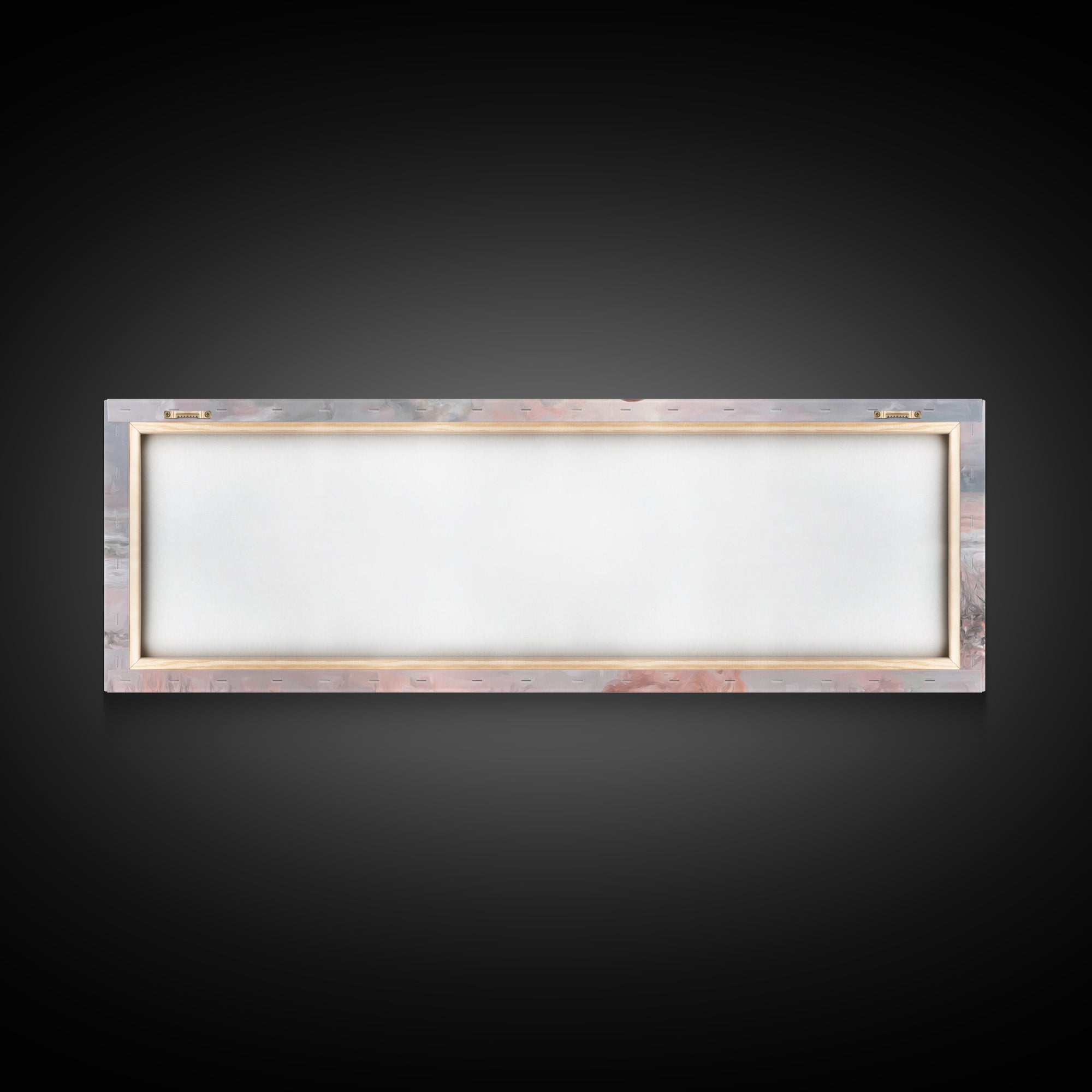 Shadows Of Hope - Framed Canvas Print - Christian Art Print - Panoramic Painting - Christian Wall Art - Jesus Painting - Christmas Art