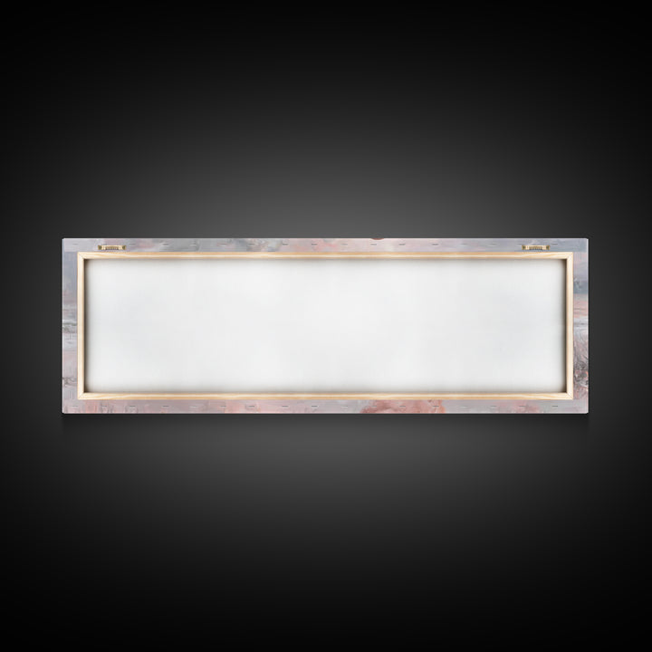 Shadows Of Hope - Framed Canvas Print - Christian Art Print - Panoramic Painting - Christian Wall Art - Jesus Painting - Christmas Art