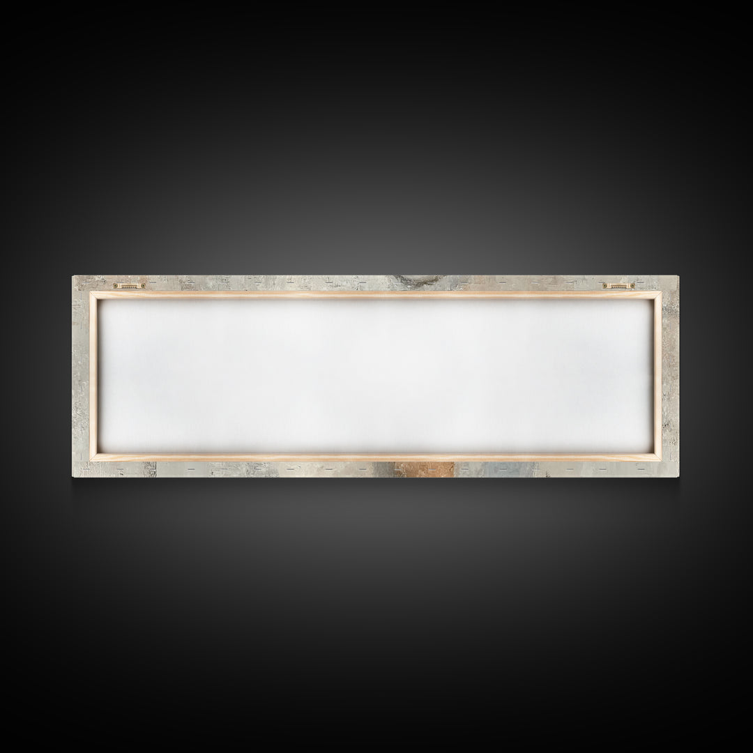 Sacred Tenderness - Framed Canvas Print - Panoramic Wall Art - Mary And Jesus Painting - Christian Art Canvas - Christian Wall Art - Christ