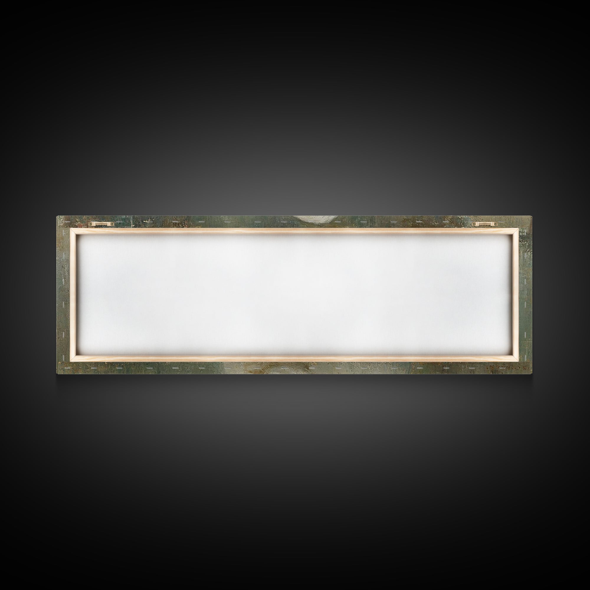 Holy Tender Joy, Framed Canvas Print, Panoramic Wall Art, Christian Art Canvas, Mary And Jesus Painting, Christmas Art, Christian Wall Art