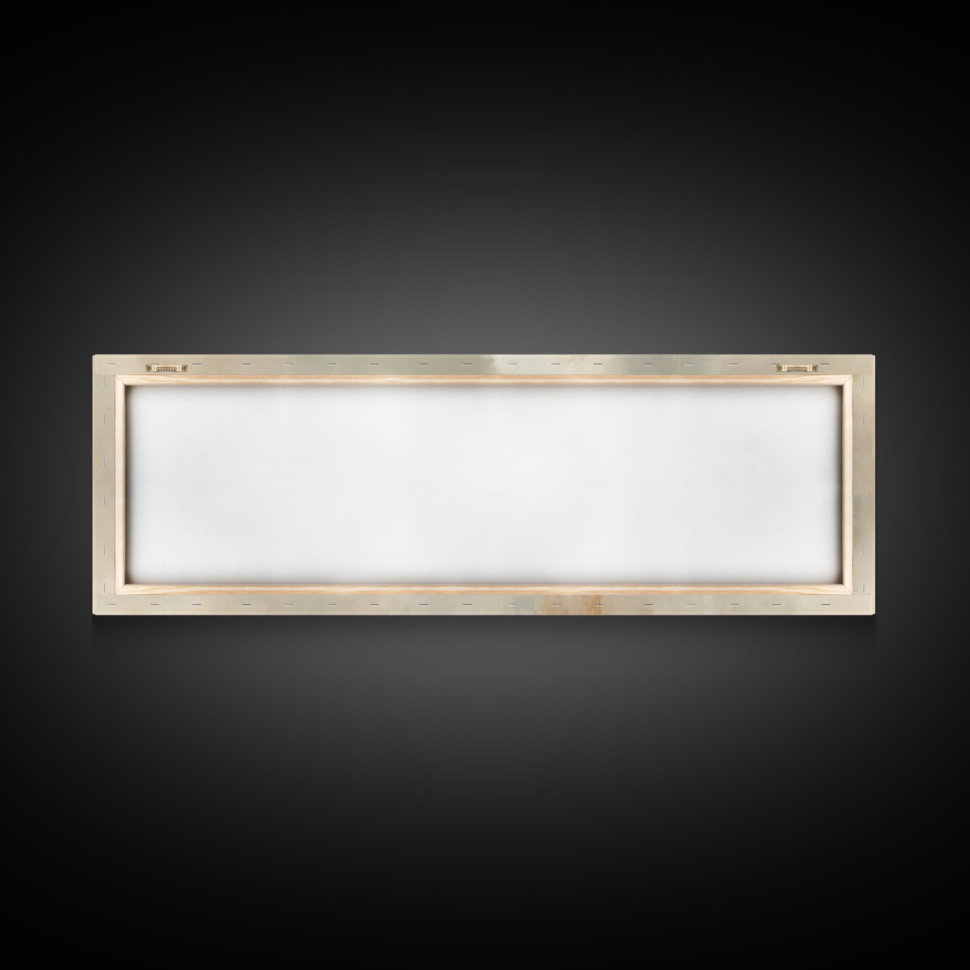 Hushed Bethlehem Love - Framed Canvas Print - Panoramic Print - Christian Wall Art - Mary And Jesus Painting - Christian Art Canvas - Chris