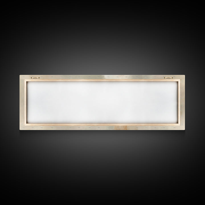 Hushed Bethlehem Love - Framed Canvas Print - Panoramic Print - Christian Wall Art - Mary And Jesus Painting - Christian Art Canvas - Chris