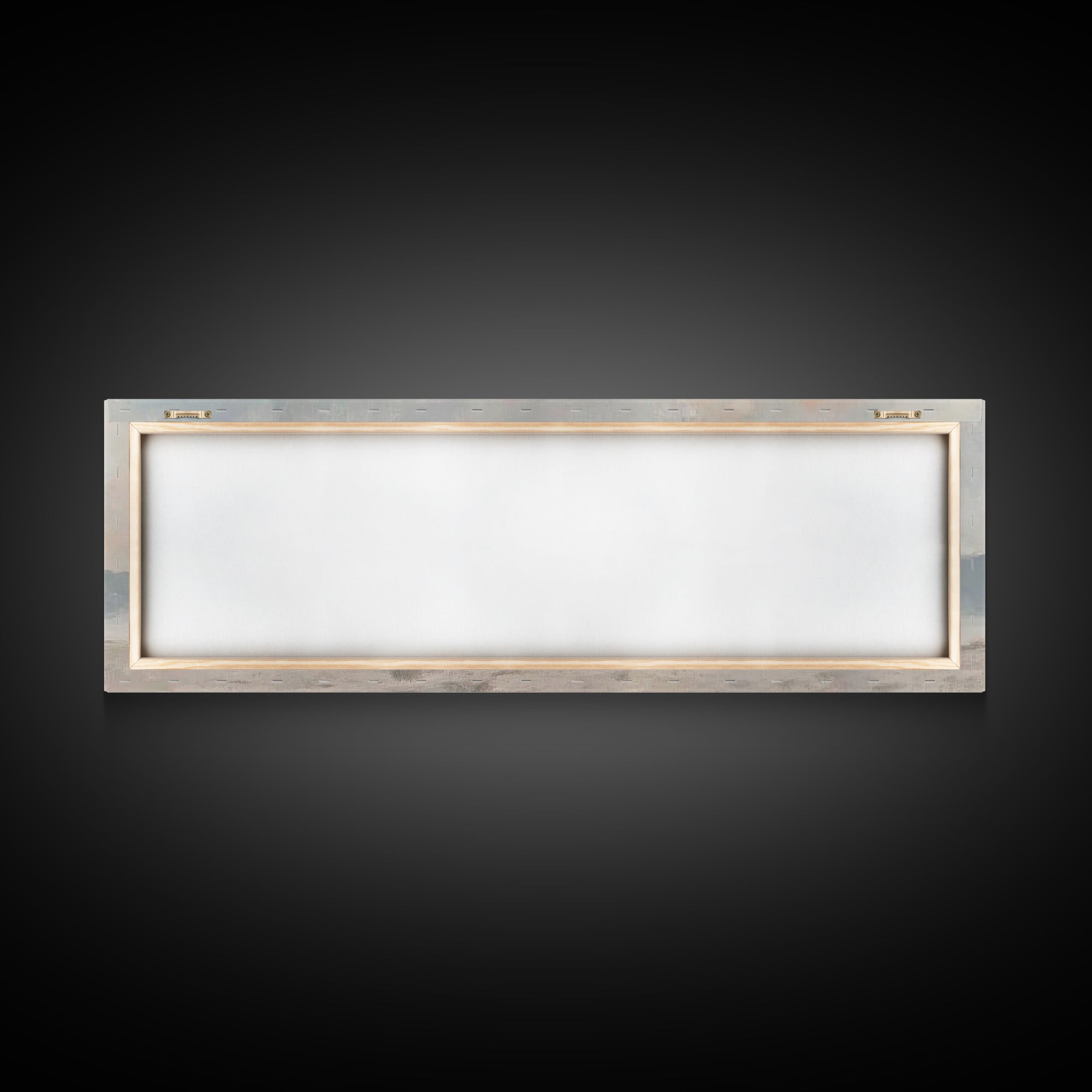 Quiet Cross Morning, Framed Canvas Print, Panoramic Painting, Christian Wall Art, Christian Art Canvas, Modern Christian Art, Christian Dec