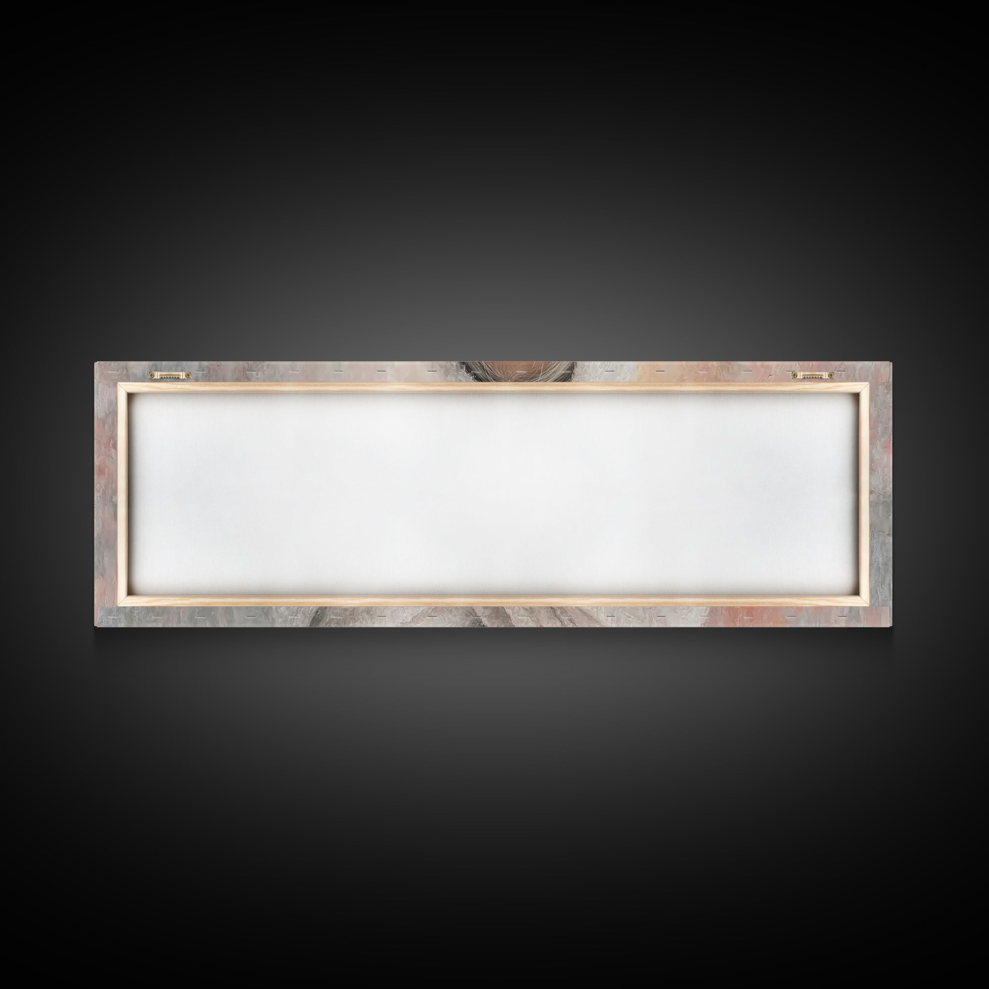 Light Of Pure Joy - Framed Canvas Print - Panoramic Wall Art - Christian Art Canvas - Christmas Art - Mary And Jesus Painting - Christian W
