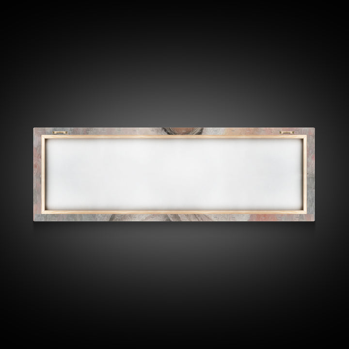 Light Of Pure Joy - Framed Canvas Print - Panoramic Wall Art - Christian Art Canvas - Christmas Art - Mary And Jesus Painting - Christian W