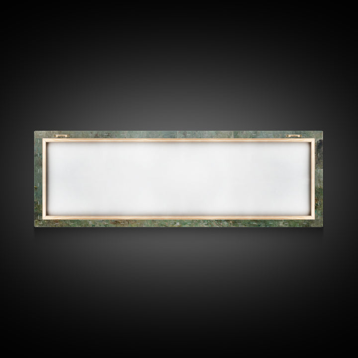 Garden of Reverence | Framed Canvas Print | Panoramic Wall Art | Christian Paintings | Christian Art Print | Modern Christian Art | Christm