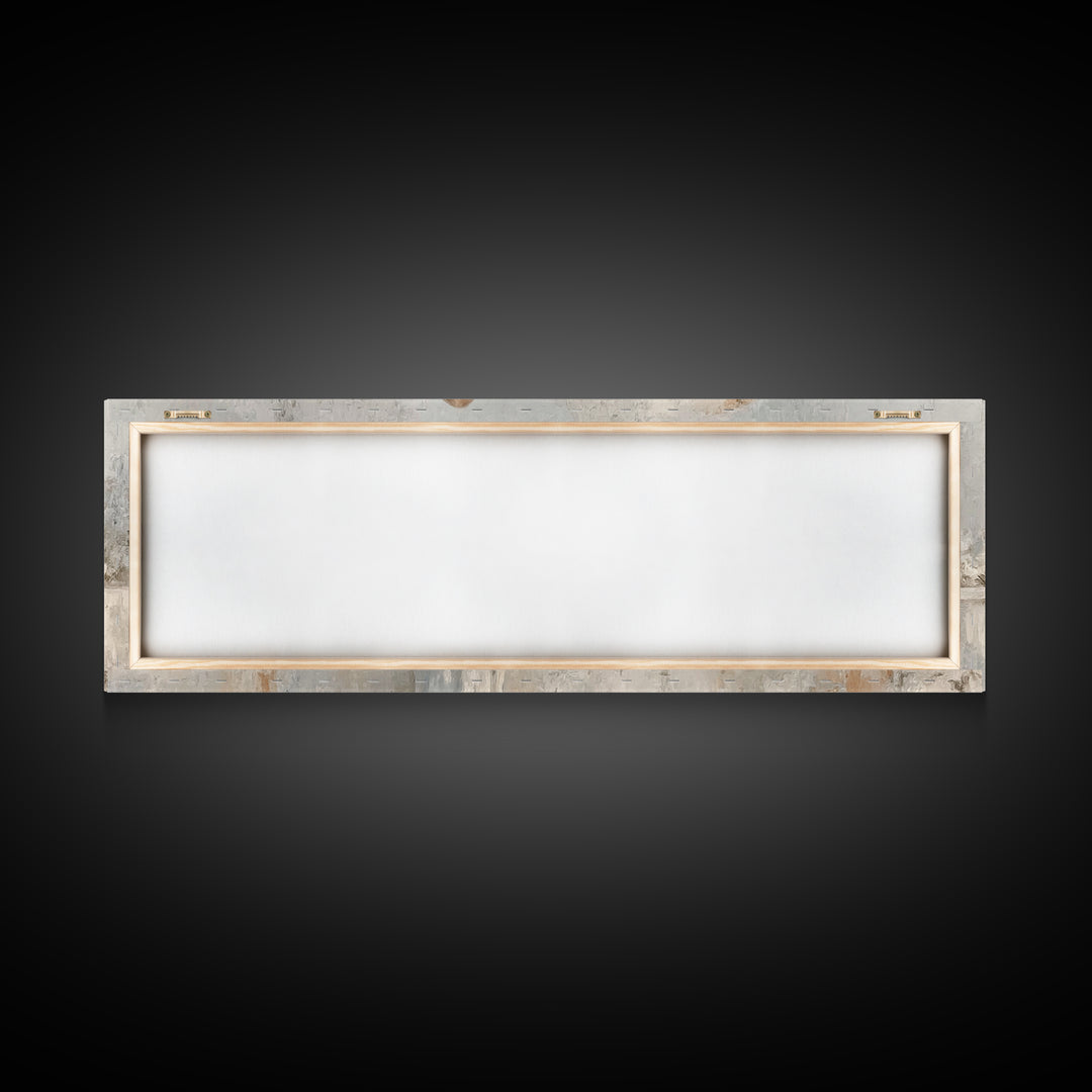 Quiet Tomb Vigil – Framed Canvas Print – Panoramic Painting – Christian Art Canvas – Christian Wall Art – Subtle Christian Art – Jesus Chri