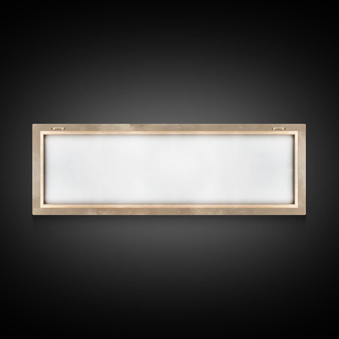 Solitude of Mercy, Framed Canvas Print, Panoramic Art, Christian Art Canvas, Moody Christian Art, Christian Decor, Jesus Painting