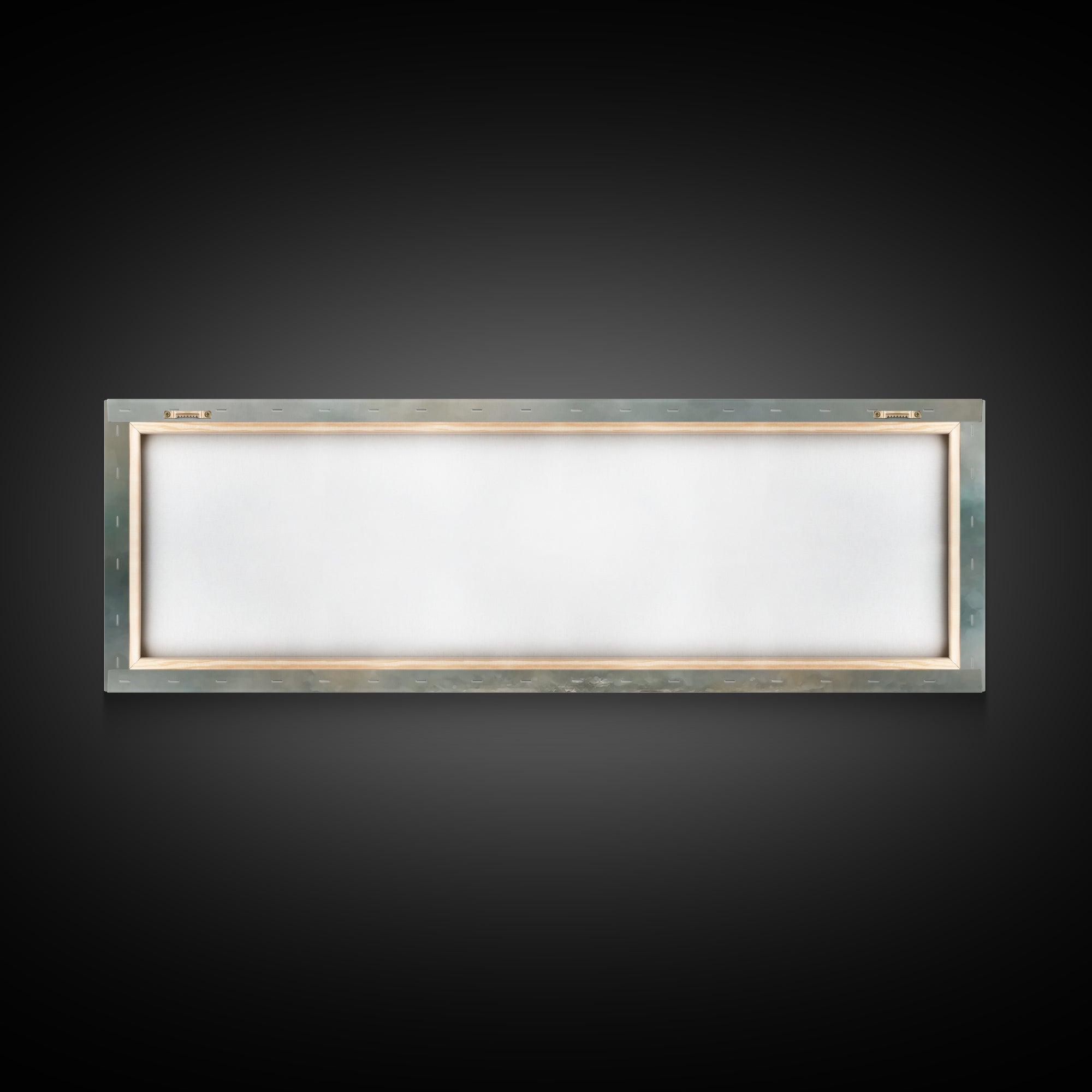 Holy Night Shelter – Framed Canvas Print – Panoramic Wall Art – Birth of Jesus Painting – Christian Art – Christmas Art – Christian Decorat
