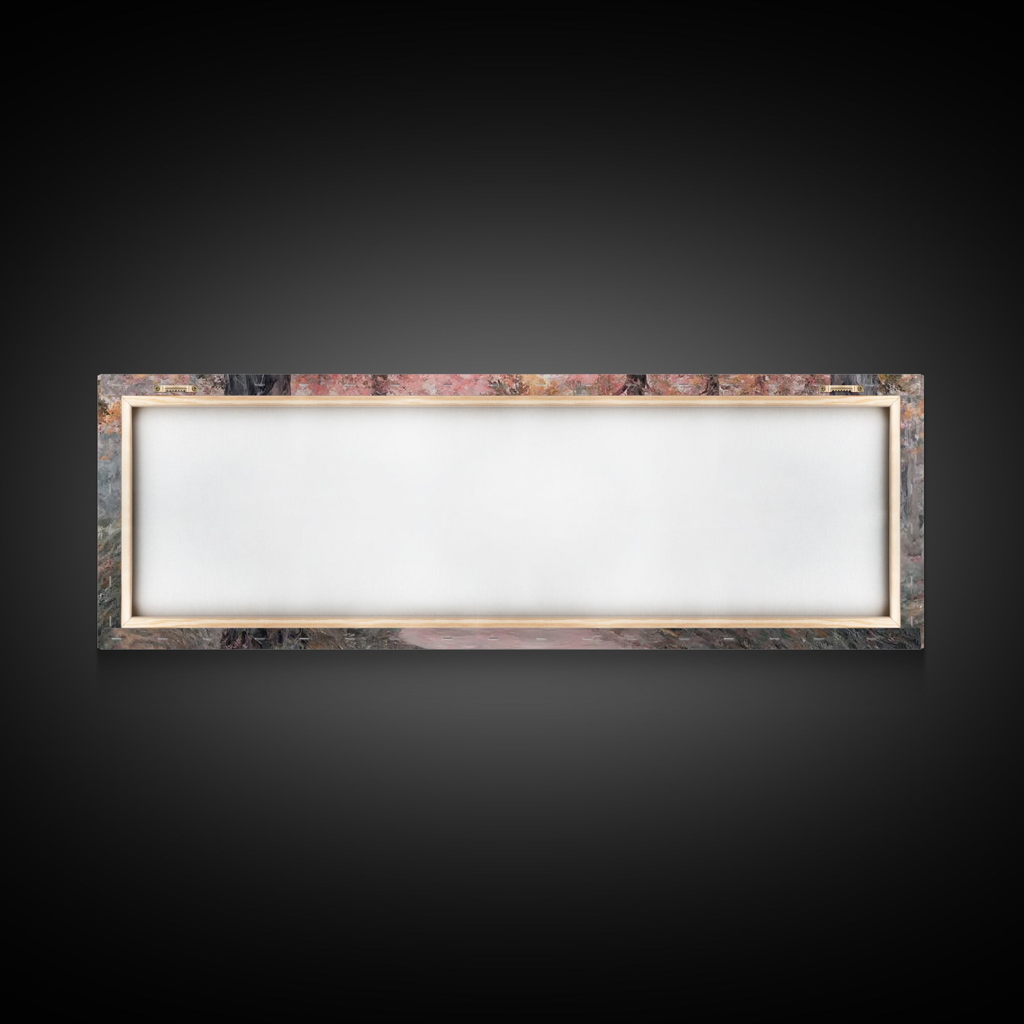 Light Of The Forest – Framed Canvas Print – Panoramic Art – Christian Wall Art – Jesus Painting – Christian Art Canvas – Modern Christian A