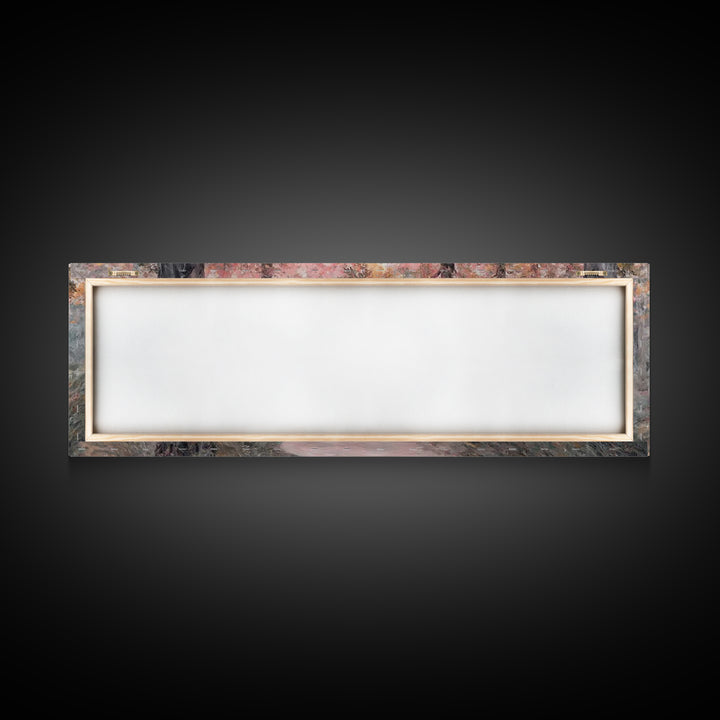 Light Of The Forest – Framed Canvas Print – Panoramic Art – Christian Wall Art – Jesus Painting – Christian Art Canvas – Modern Christian A