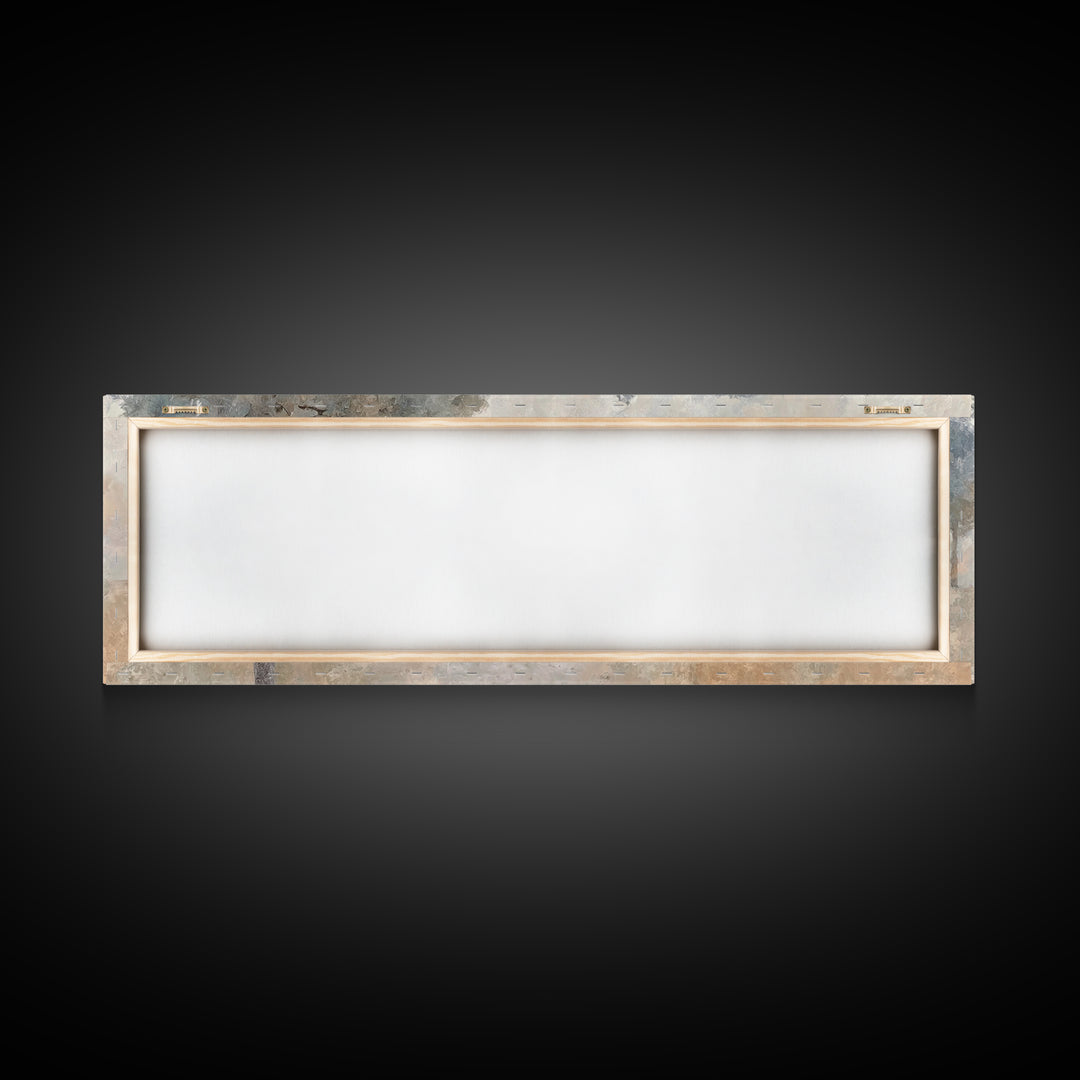 Pathway Of Mercy – Framed Canvas Print – Panoramic Frame – Christian Art – Large Jesus Painting – Christian Wall Art – Subtle Christian Art