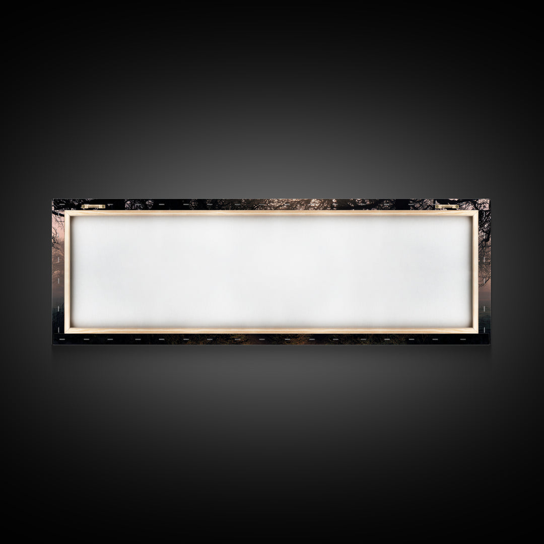 Soft Morning Grace | Framed Canvas Print | Panoramic Print | Christian Art Canvas | Modern Christian Painting | Christian Wall Art | Christ