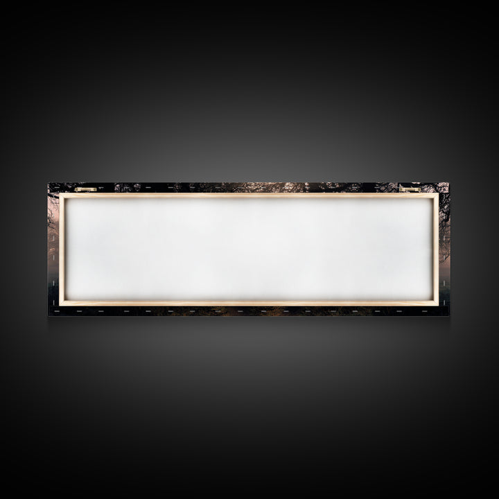 Soft Morning Grace | Framed Canvas Print | Panoramic Print | Christian Art Canvas | Modern Christian Painting | Christian Wall Art | Christ