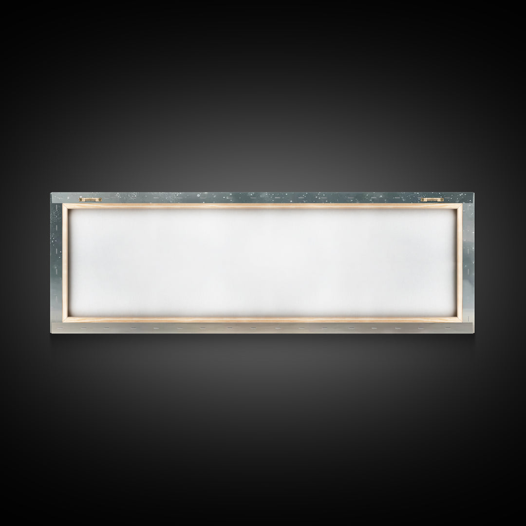 Heavenly Nativity – Framed Canvas Print – Panoramic Print – Christian Christmas Art – Christmas Canvas Wall Art – Christian Art – Framed Ch
