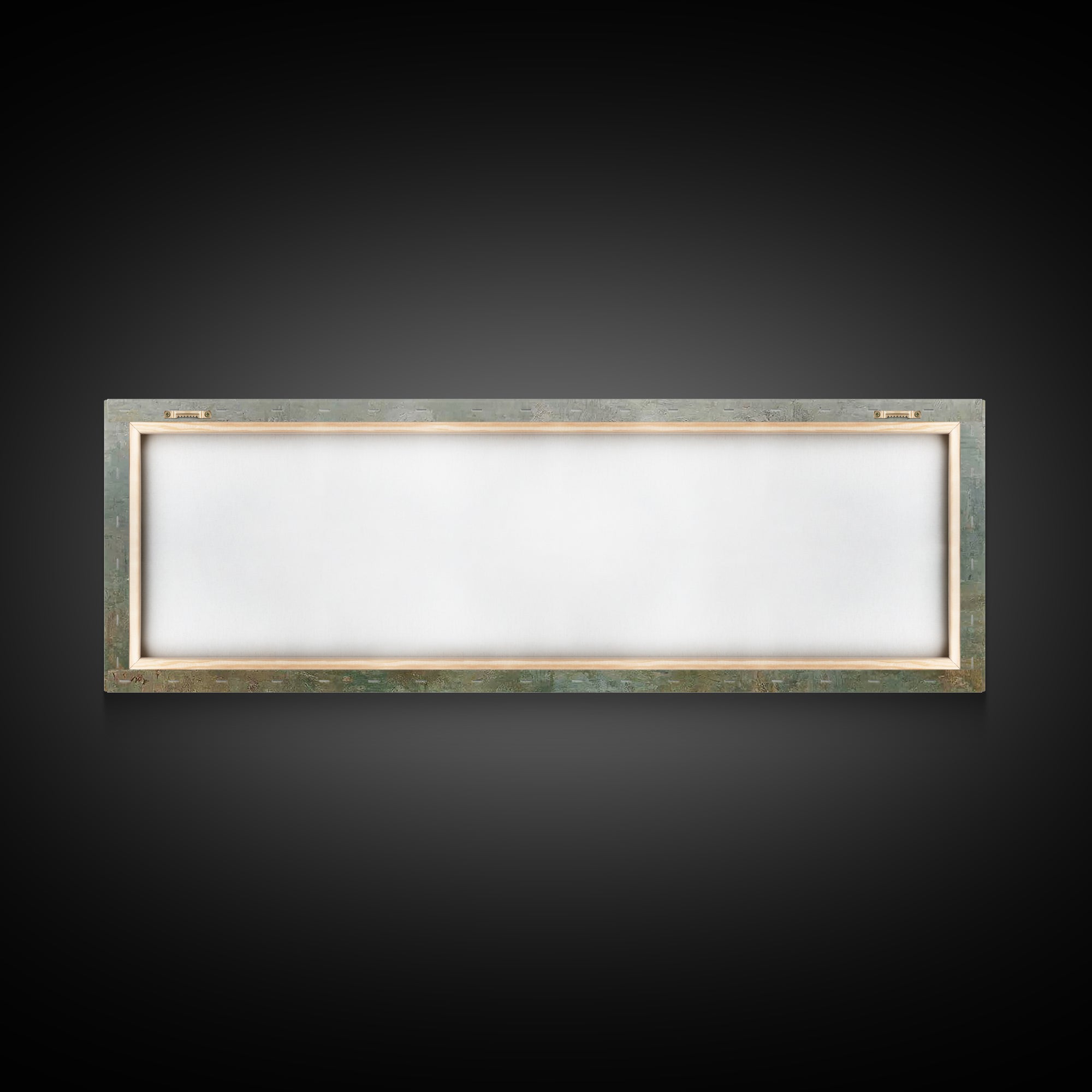 Holy Night Shelter | Framed Canvas Print | Panoramic Painting | Christian Christmas Art | Christian Wall Art | Christian Art Print | Jesus