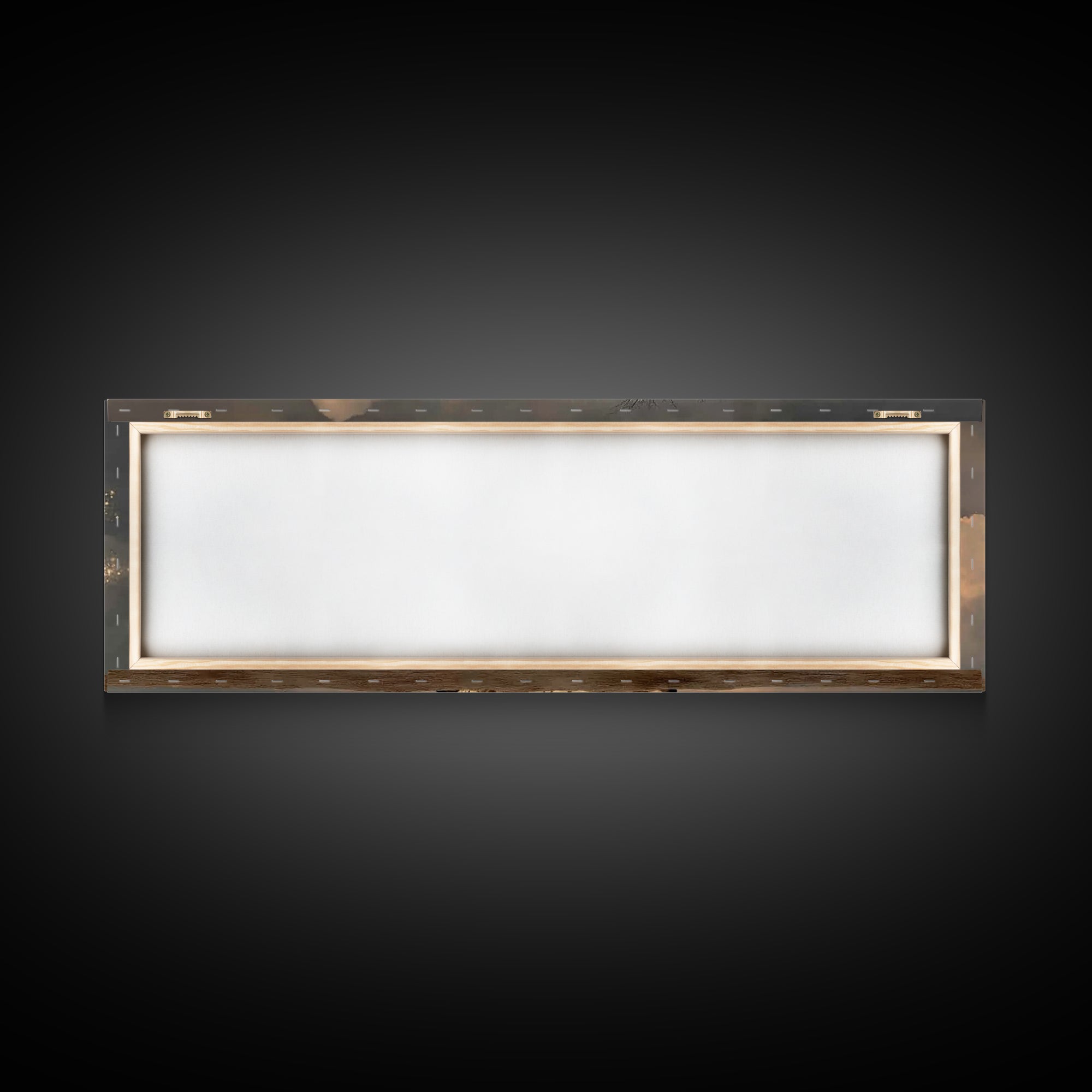 Evening Nativity Glow – Framed Canvas Print – Extra Wide Art – Christian Art – Christian Art Canvas – Christmas Wall Art – Jesus Christmas
