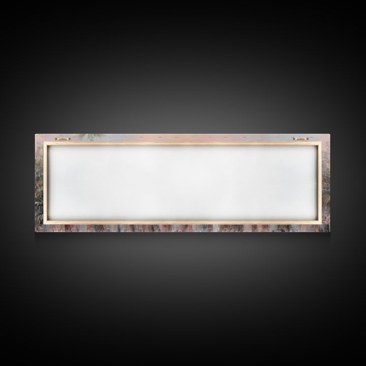 Sacred Palm Procession | Framed Canvas Print | Panoramic Frame | Christian Wall Art | Christian Art Canvas | Christian Christmas Art | Jesu