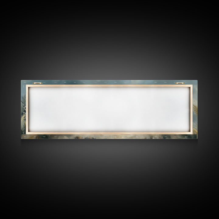 Triumphant City Gate – Framed Canvas Print – Panoramic Art – Christian Wall Art – Christian Art Canvas – Jesus Painting – Christian Decor –