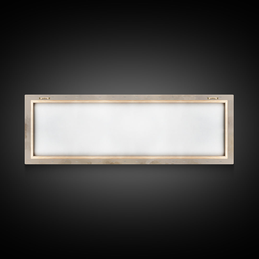 Orchard Of Peace – Framed Canvas Print – Christian Wall Art – Jesus Painting – Panoramic Art – Christian Christmas Art – Christian Canvas