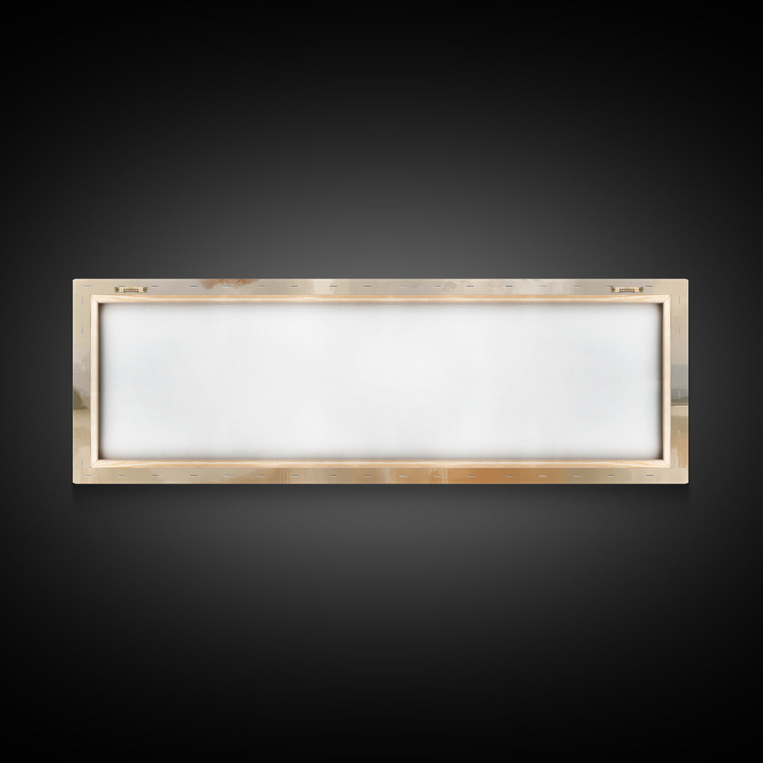 Pasture Of Light, Framed Canvas Print, Christian Wall Art, Christian Art Canvas, Panoramic Art, Jesus Painting, Christian Christmas Art