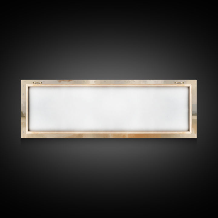 Pasture Of Light, Framed Canvas Print, Christian Wall Art, Christian Art Canvas, Panoramic Art, Jesus Painting, Christian Christmas Art