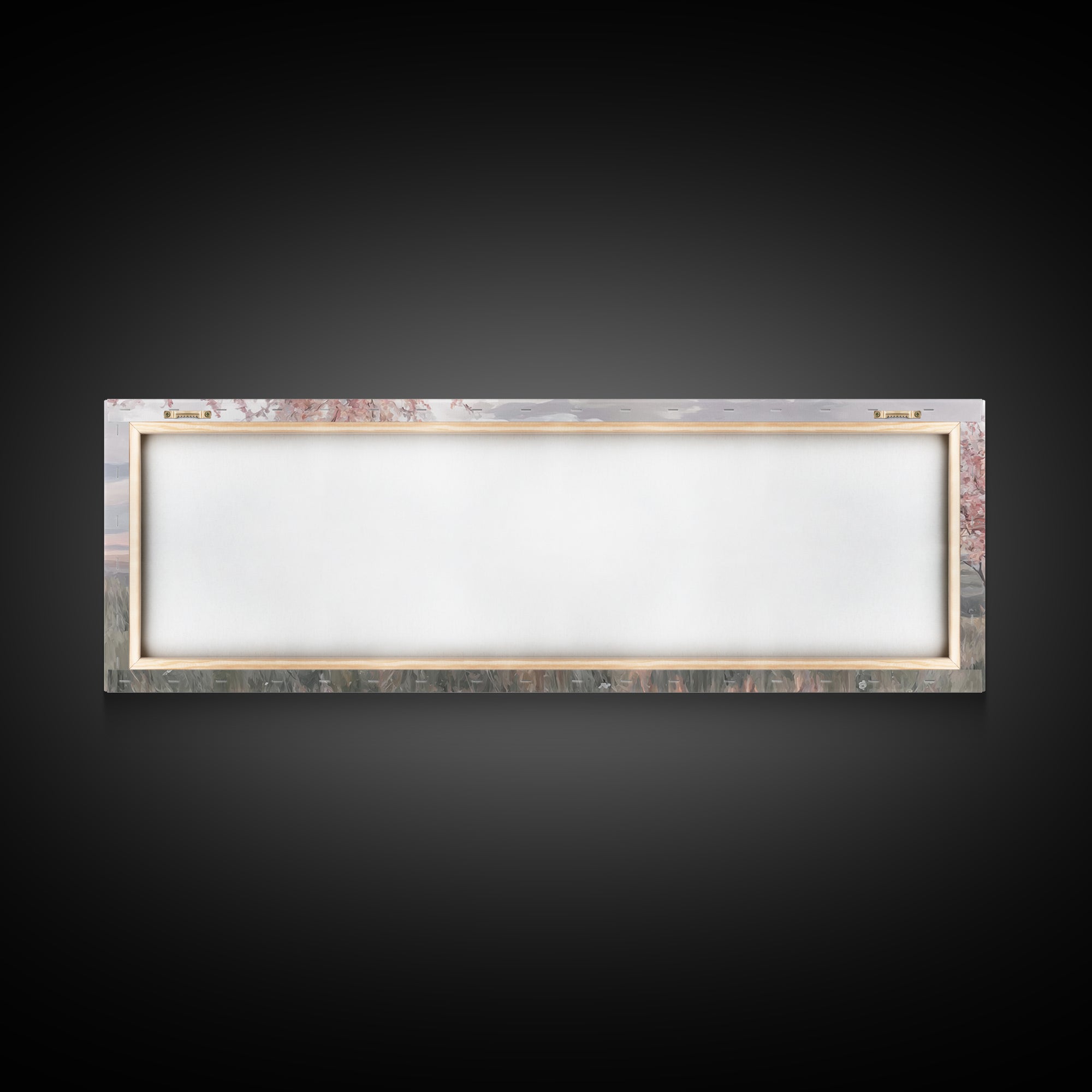 Garden Of Stillness – Framed Canvas Print – Christian Wall Art – Christian Art Canvas – Panoramic Painting – Jesus Art – Christmas Art