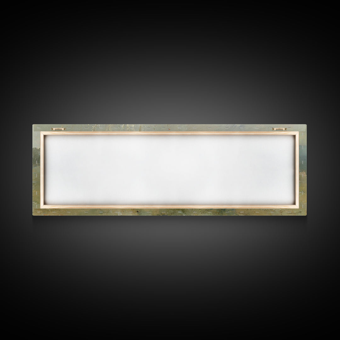 Heavenly Orchard | Framed Canvas Print | Christian Art Canvas | Christian Wall Art | Panoramic Wall Art | Jesus Painting | Christmas Art