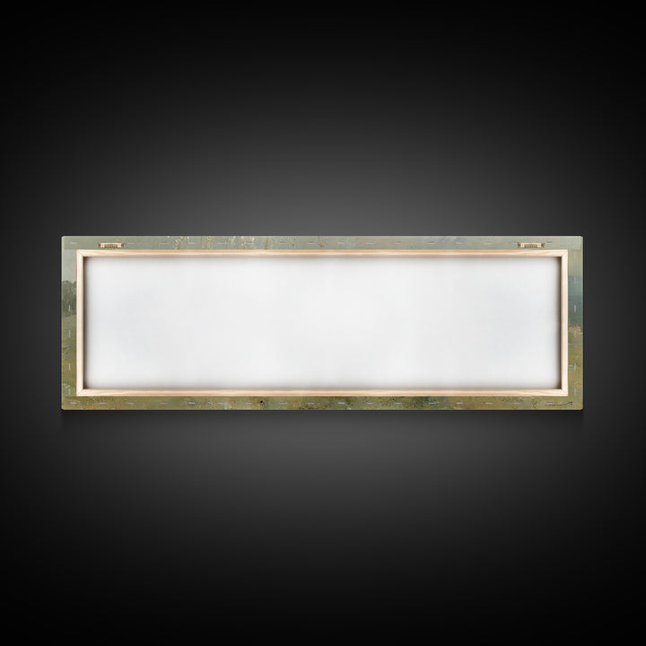 Heavenly Orchard | Framed Canvas Print | Christian Art Canvas | Christian Wall Art | Panoramic Wall Art | Jesus Painting | Christmas Art