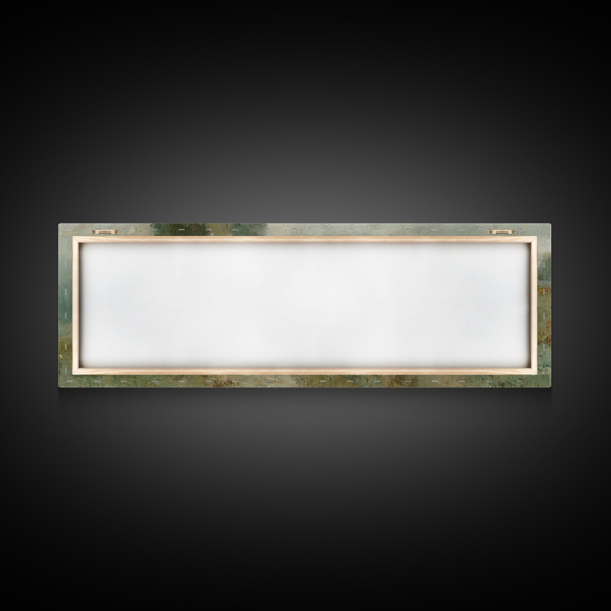 Verdant Grace Field, Framed Canvas Print, Panoramic Art, Christian Wall Art, Christian Art Canvas, Jesus Painting, Christmas Art
