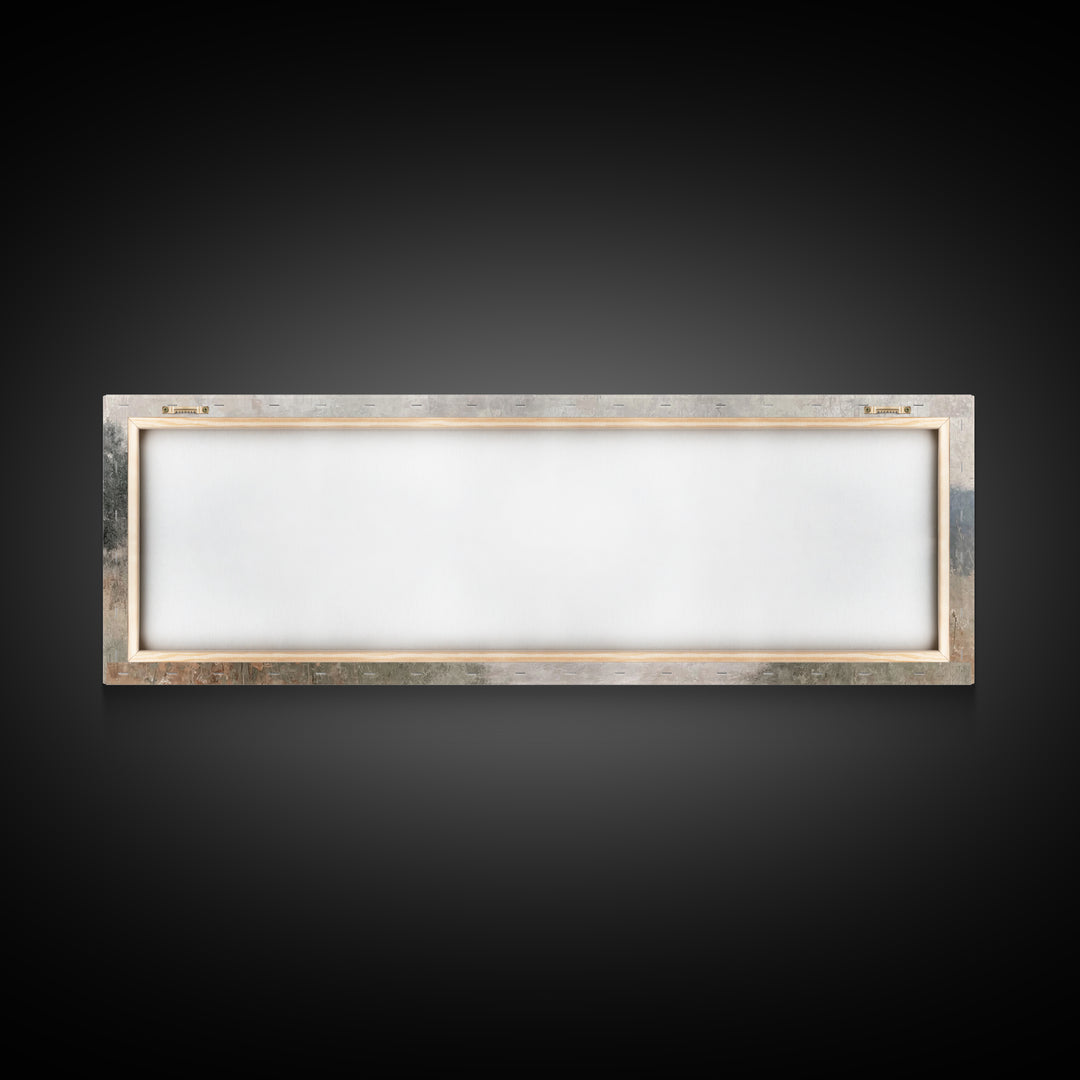 Morning Of Peace – Framed Canvas Print – Panoramic Art – Christian Wall Art – Christian Art Canvas – Jesus Painting – Christmas Art