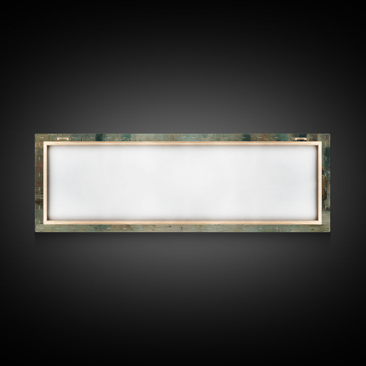 Celestial Summit Glow | Framed Canvas Print | Christian Wall Art | Christian Art Canvas | Jesus Painting | Panoramic Frame | Christmas Art